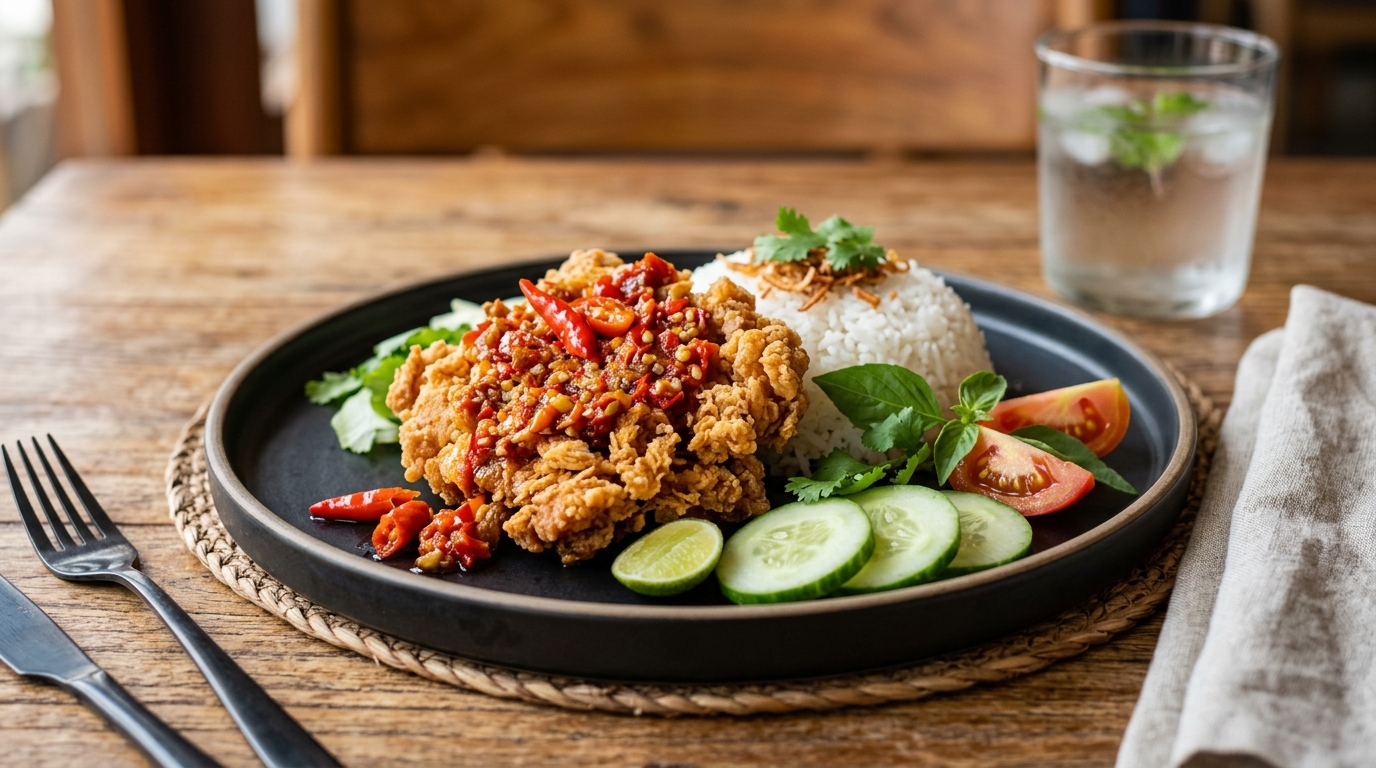 Kuliner Ayam Geprek Hamidah